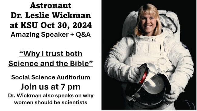 Astronaut Dr Leslie Wickman